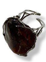 Anneau Mandile 1922 Femme Pietre e perle in Argent Ambra 2MANCO12 - 2MANCO12